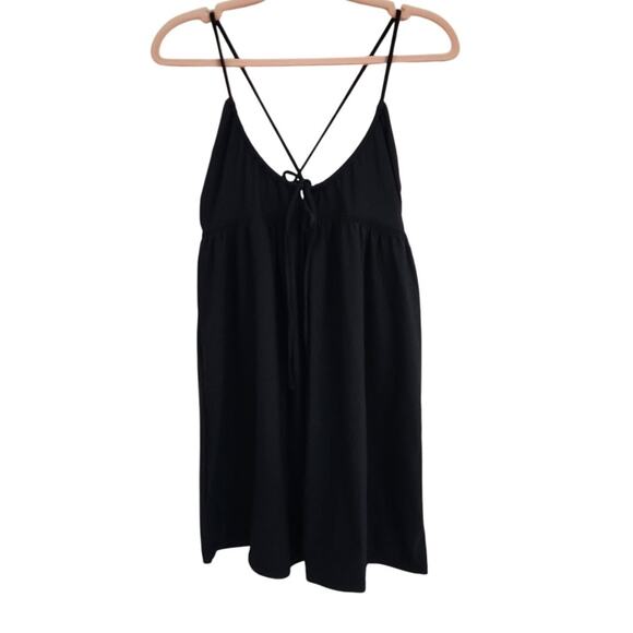 NWT Salt And Cove Black Swim Cover-up Dress With Bow Detail L - Picture 2 of 8